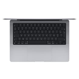 MacBook Pro 14-inch (2021) - Apple M1 Pro 10-core and 16-core GPU - 32GB RAM - SSD 512GB - Standard display - QWERTY - English