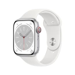 Apple Watch (Series 8) 2022 GPS 41 - Aluminium Silver - Sport band Black