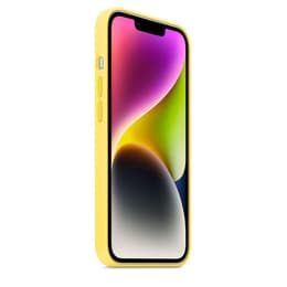 Apple Silicone case iPhone 14 Plus - Magsafe - Silicone Yellow