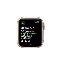 Apple Watch Series 6 (2020) GPS + Cellular 40 mm - Aluminium Gold - Sport band Black