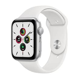 Apple Watch (4th gen) 2018 GPS + Cellular 44 - Aluminium Silver - Sport band White