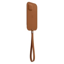 Apple Leather case iPhone 12 Pro Max - Magsafe - Leather Brown