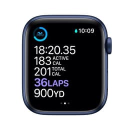 Apple Watch Series 6 (2020) GPS 40 mm - Aluminium Blue - Sport band Blue