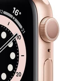 Apple Watch Series 6 (2020) GPS 44 mm - Aluminium Gold - Sport band Black