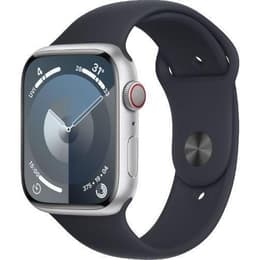 Apple Watch Series 9 (2023) GPS 41 mm - Aluminium Silver - Sport band Black