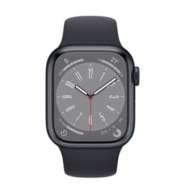 Apple Watch Series 8 (2022) GPS + Cellular 45 mm - Aluminium Midnight - Sport band Black