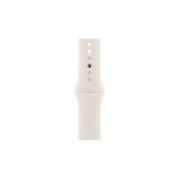 Apple Watch (2025) GPS 40 mm - Aluminium Starlight - Sport band White