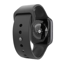 Apple Watch Series 4 (2018) GPS + Cellular 44 mm - Stainless steel Space Black - Sport band Black
