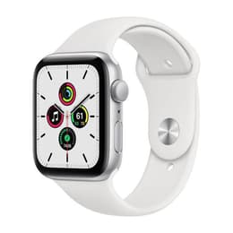 Apple Watch Series 4 (2018) GPS + Cellular 40 mm - Aluminium Silver - Sport band White