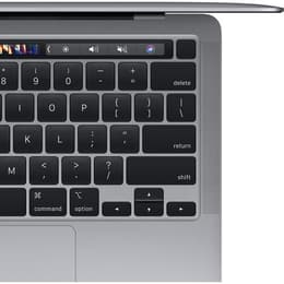 MacBook Pro 13-inch (2020) - Apple M1 8-core and 8-core GPU - 8GB RAM - SSD 256GB - QWERTY - English