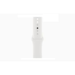 Apple Watch Series SE 2 (2022) GPS 44 mm - Aluminium Silver - Sport band White