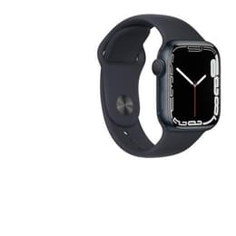 Apple Watch Series 7 (2021) GPS 45 mm - Aluminium Blue - Sport band Black