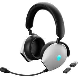 Dell noise-Cancelling gaming wireless Headphones with microphone - White