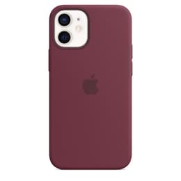Apple Silicone case iPhone 12 mini - Magsafe - Silicone Plum