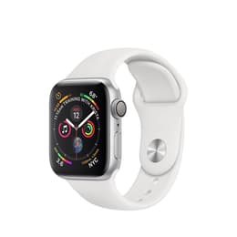Apple Watch (4th gen) 2018 GPS 40 - Aluminium Silver - Sport band White