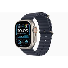 Apple Watch Ultra 2 (2023) GPS + Cellular 49 mm - Titanium Natural Titanium - Ocean band Blue