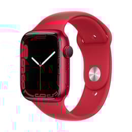 Apple Watch Series 7 (2021) GPS + Cellular 45 mm - Aluminium Red - Sport band Red