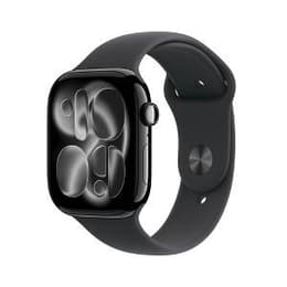 Apple Watch Series 11 (2025) GPS + Cellular 46 mm - Aluminium Jet Black - Sport band Black