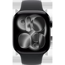 Apple Watch Series 11 (2025) GPS + Cellular 46 mm - Aluminium Jet Black - Sport band Black