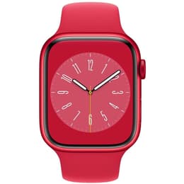 Apple Watch Series 8 (2022) GPS + Cellular 45 mm - Aluminium Red - Sport band Red
