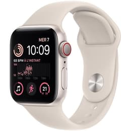 Apple Watch Series SE 2 (2022) GPS 44 mm - Aluminium Silver - Sport band Starlight