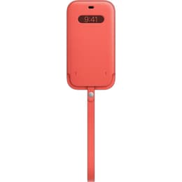Apple Leather case iPhone 12 Pro Max - Magsafe - Leather Red