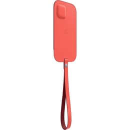 Apple Leather case iPhone 12 Pro Max - Magsafe - Leather Red