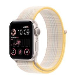 Apple Watch Series SE 2 (2022) GPS 40 mm - Aluminium Starlight - Sport loop Starlight