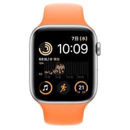 Apple Watch Series SE 2 (2022) GPS + Cellular 44 mm - Aluminium Starlight - Sport band White