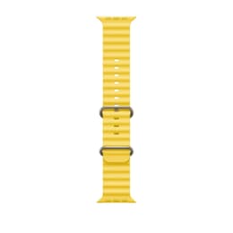 Apple Watch Ultra (2022) GPS + Cellular 49 mm - Titanium Natural Titanium - Ocean band Yellow