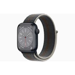 Apple Watch Series 8 (2022) GPS 41 mm - Aluminium Midnight - Sport loop Grey