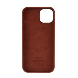 Apple Leather case iPhone 14 Plus - Magsafe - Leather Umber