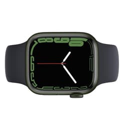 Apple Watch Series 7 (2021) GPS + Cellular 45 mm - Aluminium Green - Sport band Black