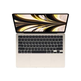 MacBook Air 13-inch (2022) - Apple M2 8-core and 8-core GPU - 8GB RAM - SSD 256GB - QWERTY - English