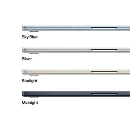 MacBook Air 15-inch (2025) - Apple M4 10-core and 10-core GPU - 16GB RAM - SSD 1000GB - Standard display - QWERTY - English