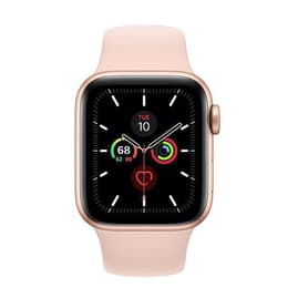 Apple Watch Series 5 (2019) GPS + Cellular 44 mm - Aluminium Gold - Sport band Pink