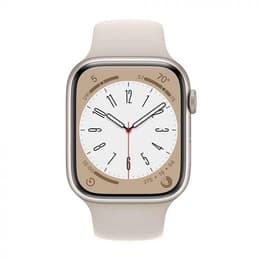 Apple Watch Series 8 (2022) GPS 41 mm - Aluminium Starlight - Sport band Starlight
