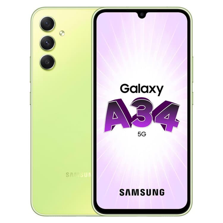 Galaxy A34 128GB Lime Unlocked Back Market